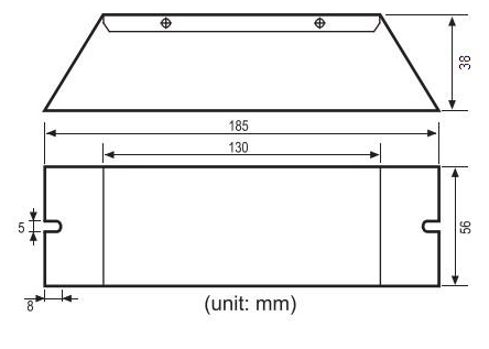 UVPH7-800-95U 臭氧紫外燈電子鎮(zhèn)流器(圖1) PH7-800-95U.jpg